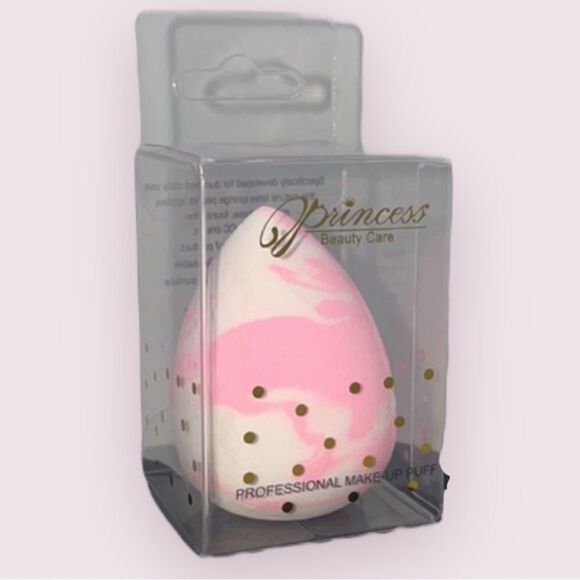Pink Tie Dye Marble Beauty Blender Makeup Blending Sponge - Picture 1 of 5